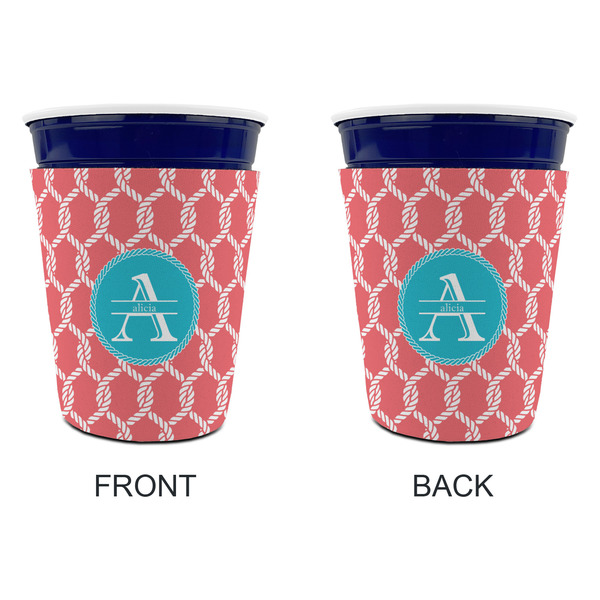 Linked Rope Party Cup Sleeves - without bottom - Approval