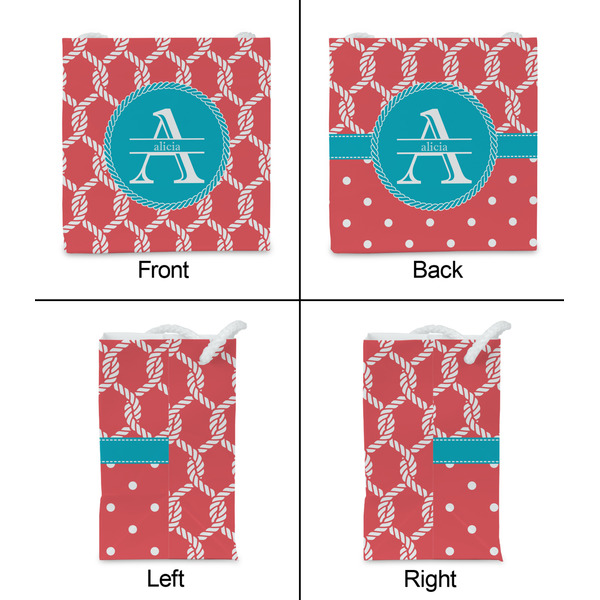 Linked Rope Party Favor Gift Bag - Gloss - Approval