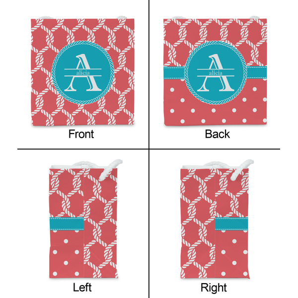 Linked Rope Party Favor Gift Bag - Matte - Approval