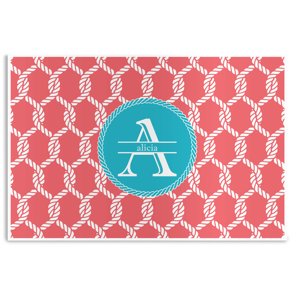 Custom Linked Rope Disposable Paper Placemats (Personalized)