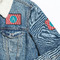Linked Rope Patches Lifestyle Jean Jacket Detail