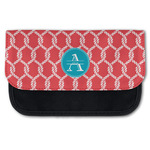 Linked Rope Canvas Pencil Case w/ Name and Initial