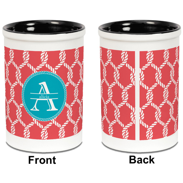 Linked Rope Pencil Holder - Black - approval