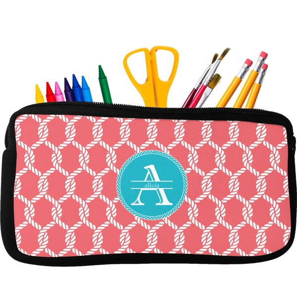 Custom Linked Rope Neoprene Pencil Case (Personalized)