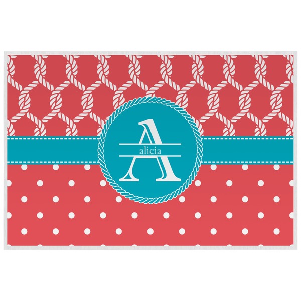 Linked Rope Personalized Placemat (Back)