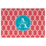 Linked Rope Laminated Placemat w/ Name and Initial
