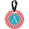 Linked Rope Personalized Round Luggage Tag