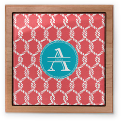 Linked Rope Pet Urn w/ Name and Initial