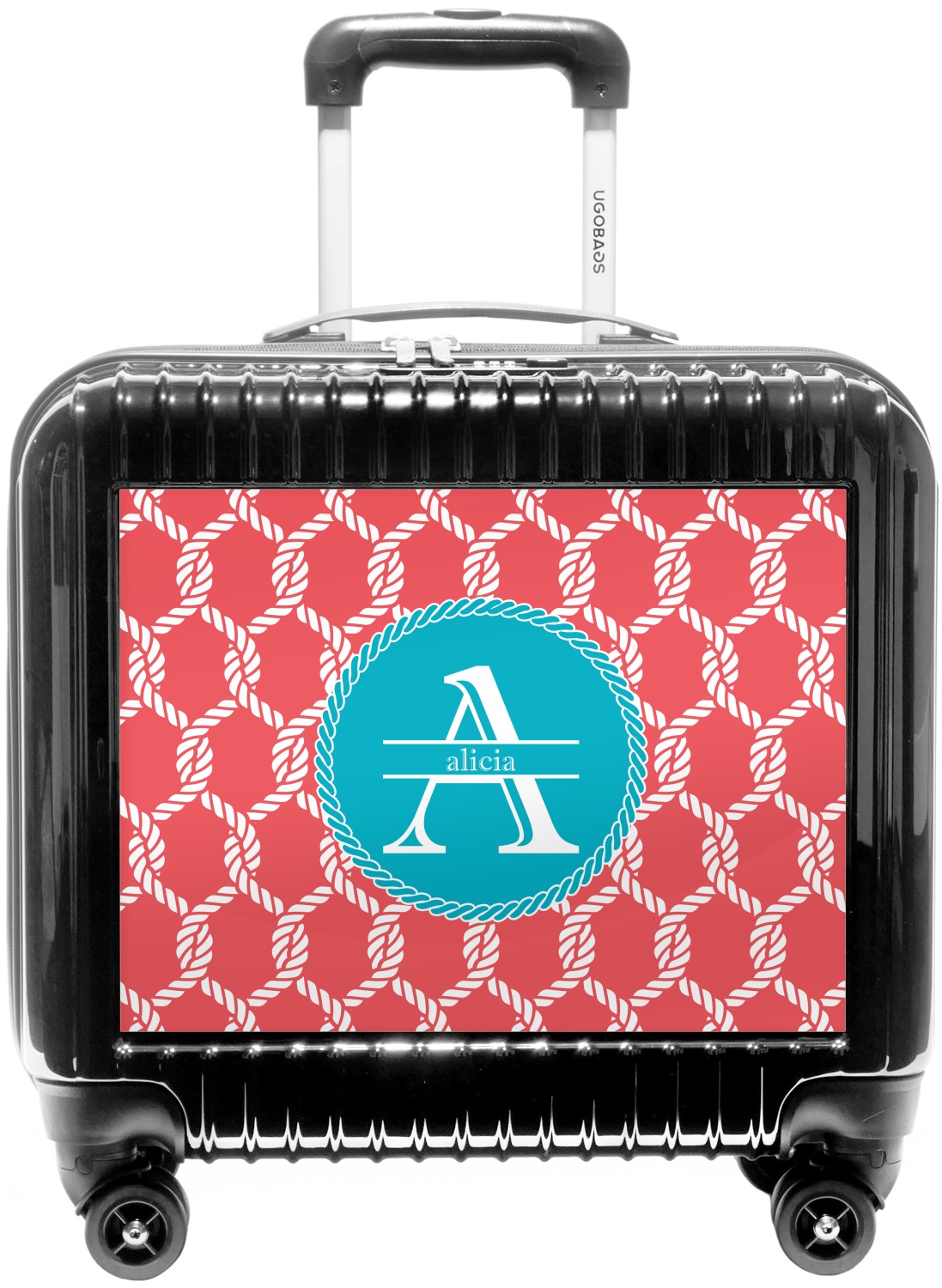 Personalized Linked Rope Suitcase 20 Carry On 
