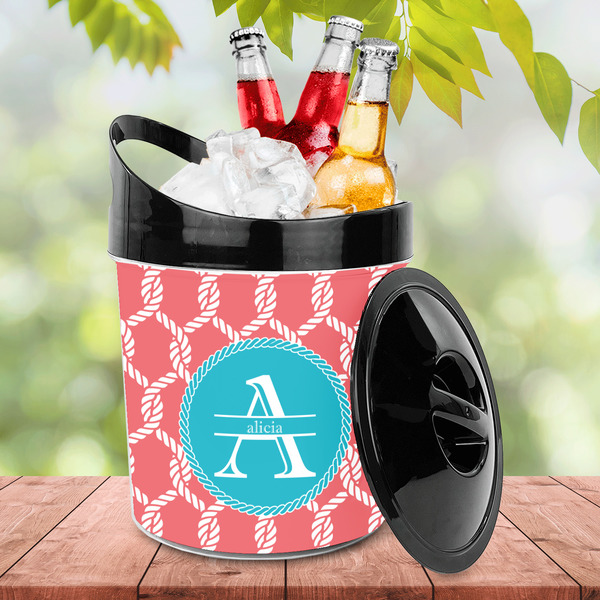 Linked Rope Plastic Ice Bucket - LIFESTYLE