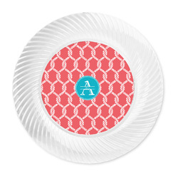 Linked Rope Plastic Party Dinner Plates - 10" (Personalized)