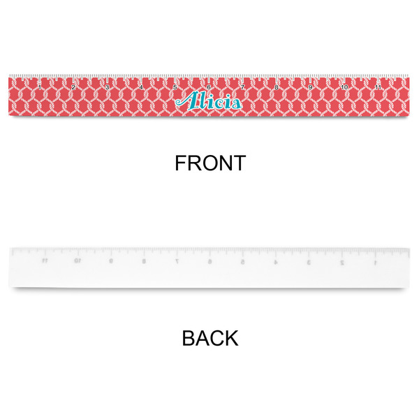 Linked Rope Plastic Ruler - 12" - APPROVAL