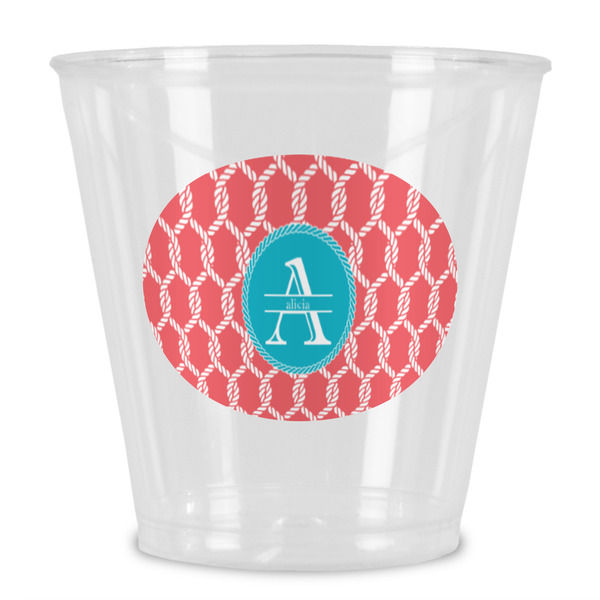 Custom Linked Rope Plastic Shot Glass (Personalized)