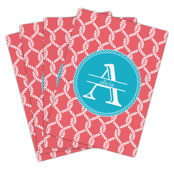 Linked Rope Playing Cards - Hand Back View