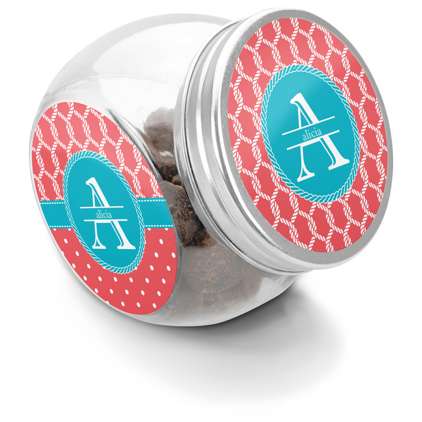 Custom Linked Rope Puppy Treat Jar (Personalized)
