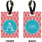 Linked Rope Rectangle Luggage Tag (Front + Back)