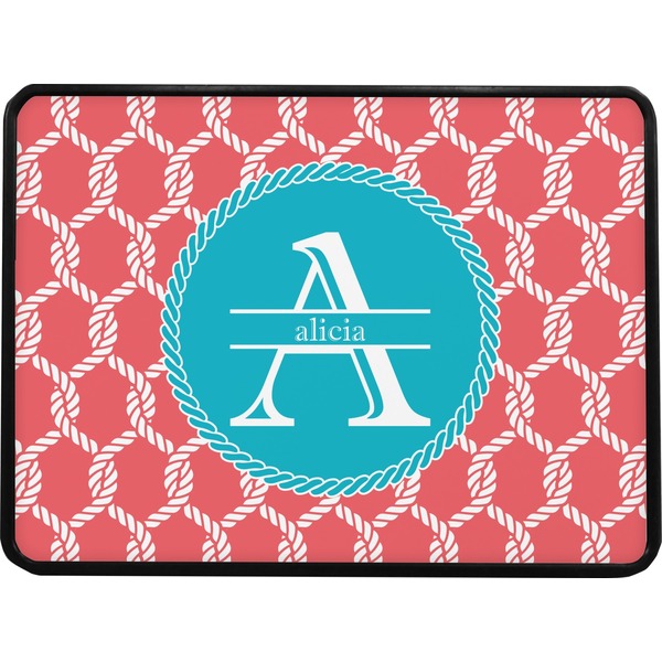 Linked Rope Rectangular Trailer Hitch Cover (Personalized)