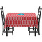 Linked Rope Rectangular Tablecloths - Side View