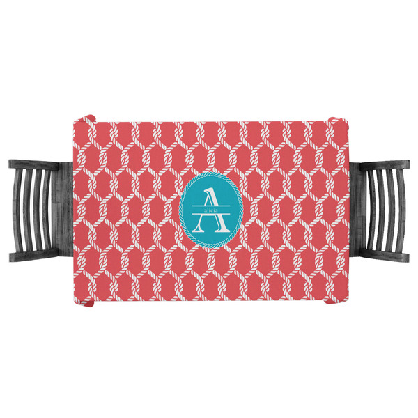 Custom Linked Rope Tablecloth - 58"x58" (Personalized)