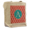 Linked Rope Reusable Cotton Grocery Bag - Front View