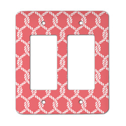 Linked Rope Rocker Style Light Switch Cover - Two Switch