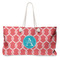 Linked Rope Large Rope Tote Bag - Front View
