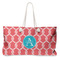 Linked Rope Large Tote Bag with Rope Handles (Personalized)