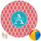 Linked Rope Round Beach Towel (Personalized)