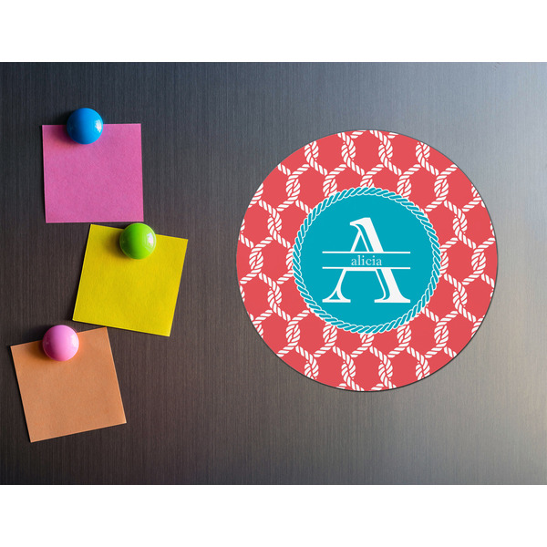 Linked Rope Round Fridge Magnet - LIFESTYLE