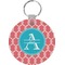 Linked Rope Round Keychain (Personalized)