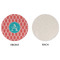Linked Rope Round Linen Placemats - APPROVAL (single sided)