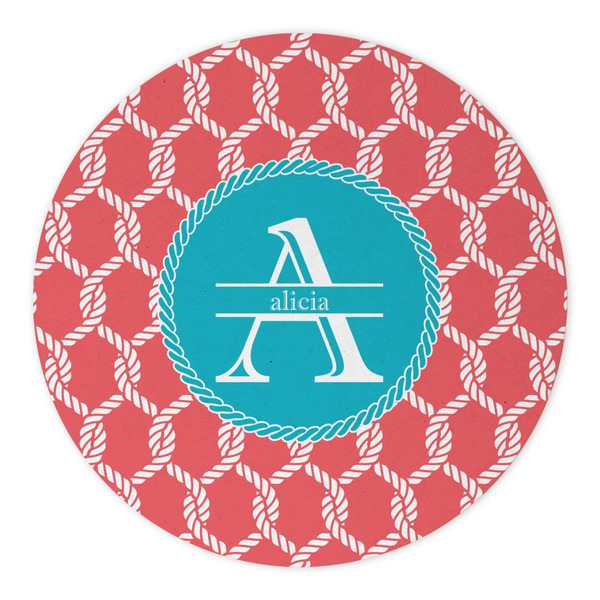Linked Rope Round Paper Coaster - Approval