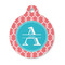 Linked Rope Round Pet Tag
