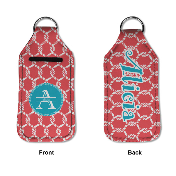 Linked Rope Sanitizer Holder Keychain - Large APPROVAL (Flat)