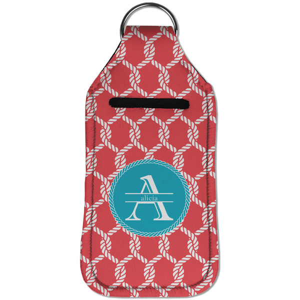 Linked Rope Sanitizer Holder Keychain - Large (Front)