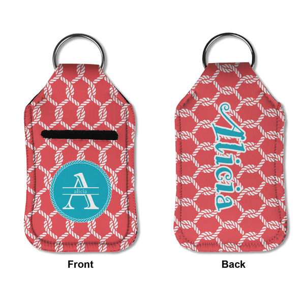 Linked Rope Sanitizer Holder Keychain - Small APPROVAL (Flat)