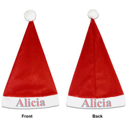 Linked Rope Santa Hat - Front & Back (Personalized)