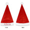 Linked Rope Santa Hats - Front and Back (Single Print) APPROVAL