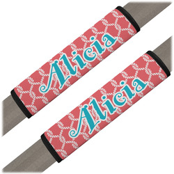 Linked Rope Seat Belt Covers (Set of 2) (Personalized)