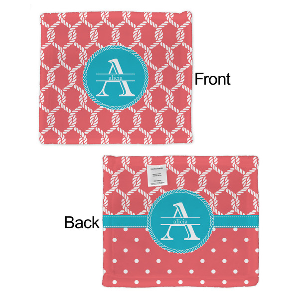 Linked Rope Security Blanket - Front & Back View