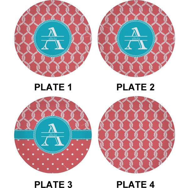 Linked Rope Set of Appetizer / Dessert Plates (Approval)
