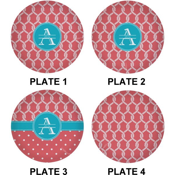 Linked Rope Set of Lunch / Dinner Plates (Approval)