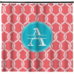 Linked Rope Shower Curtain - 69"x70" w/ Name and Initial