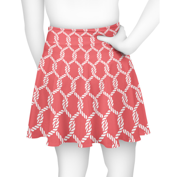 Linked Rope Skater Skirt - Back