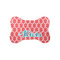 Linked Rope Bone Shaped Dog Food Mat (Small) (Personalized)