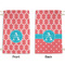 Linked Rope Small Laundry Bag - Front & Back View