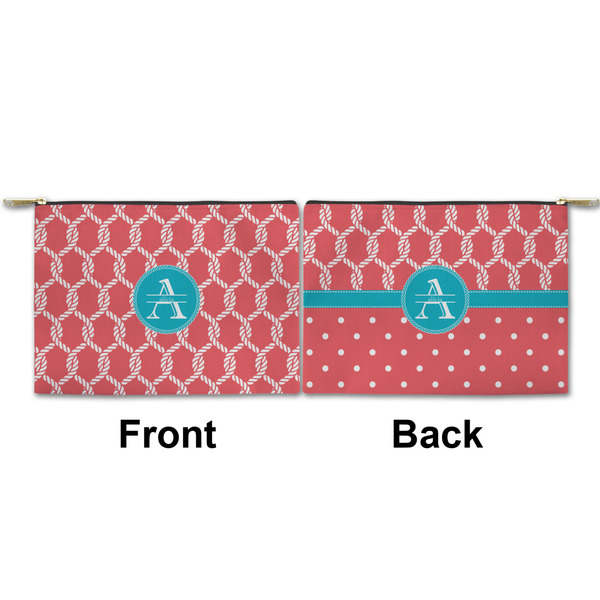 Linked Rope Small Zipper Pouch Approval (Front and Back)