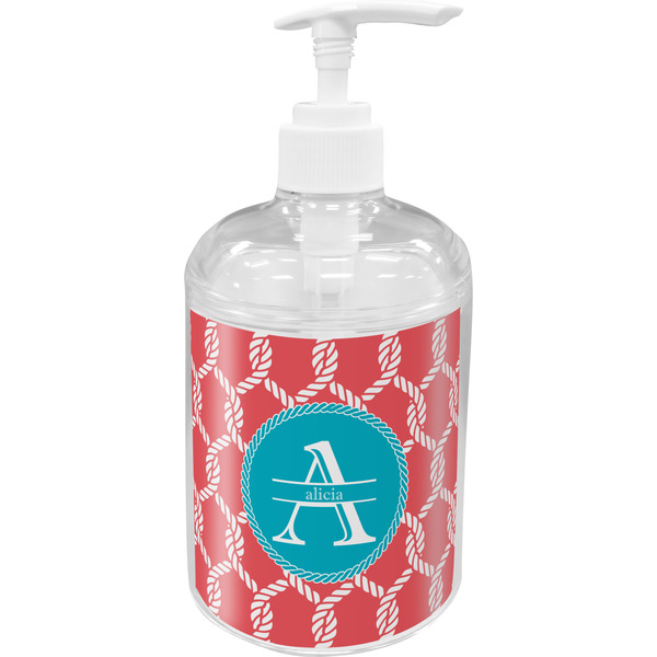 Custom Linked Rope Acrylic Soap & Lotion Bottle (Personalized)