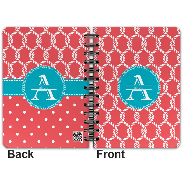 Linked Rope Spiral Journal 5 x 7 - Apvl