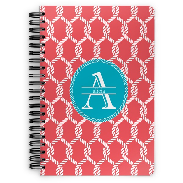 Custom Linked Rope Spiral Notebook (Personalized)